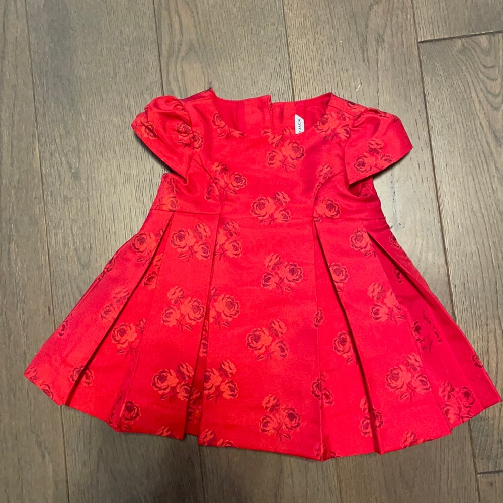 Red holiday dress